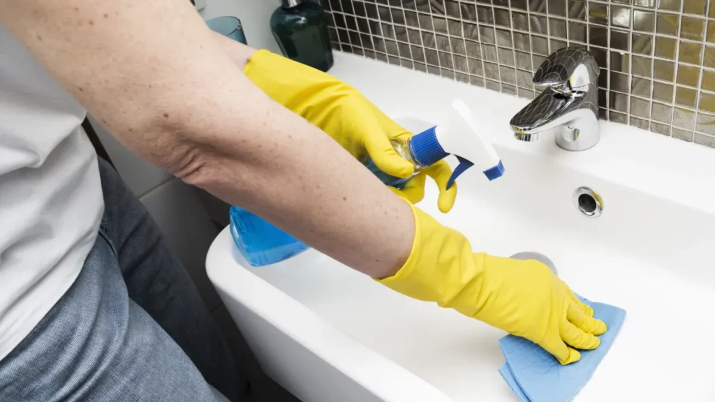 Domowy sposób na zacieki i kamień w umywalce